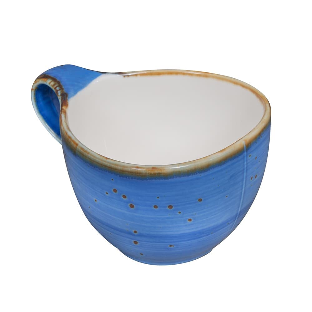 CAC 8 1/2 oz Tucson Cup - Porcelain, Starry Night Blue (TUS-1-BLU)