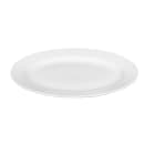 CAC 11 3/4" x 7 7/8" Oval Universal Platter - Porcelain, Super White (UVS-13) thumbnail 2