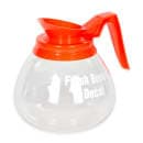 Grindmaster 98006 Decaf Coffee Decanter w/ Orange Handle thumbnail 2