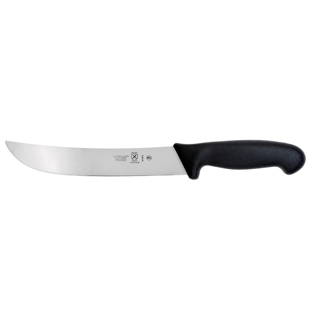 Mercer Culinary M13612 12" Cimeter Knife w/ Black Textured Glass-Reinforced Nylon Handle, High-Carbon German Steel