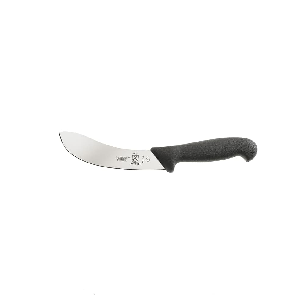Mercer Culinary M13709 5 9/10" Skinning Knife w/ Black Textured Glass-Reinforced Nylon Handle, High-Carbon German Steel