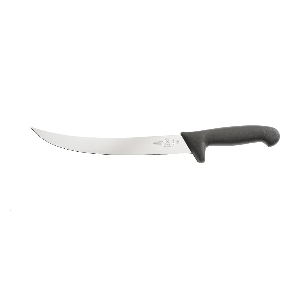 Mercer Culinary M13714 10" Breaking Knife w/ Black Textured Glass-Reinforced Nylon Handle, High-Carbon German Steel