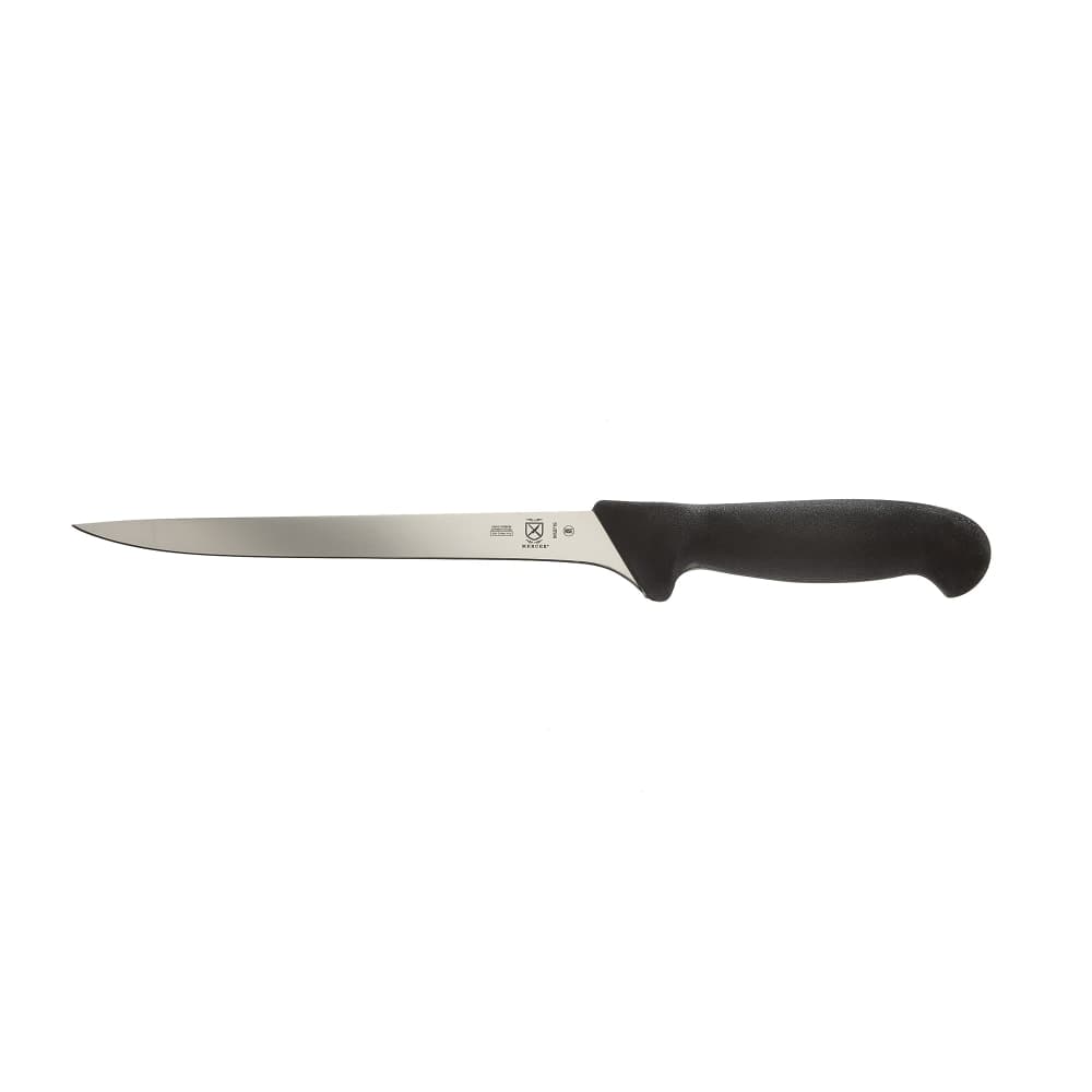 Mercer Culinary M13719 8 1/2" Fillet Knife w/ Black Textured Nylon Handle, High-Carbon German Steel