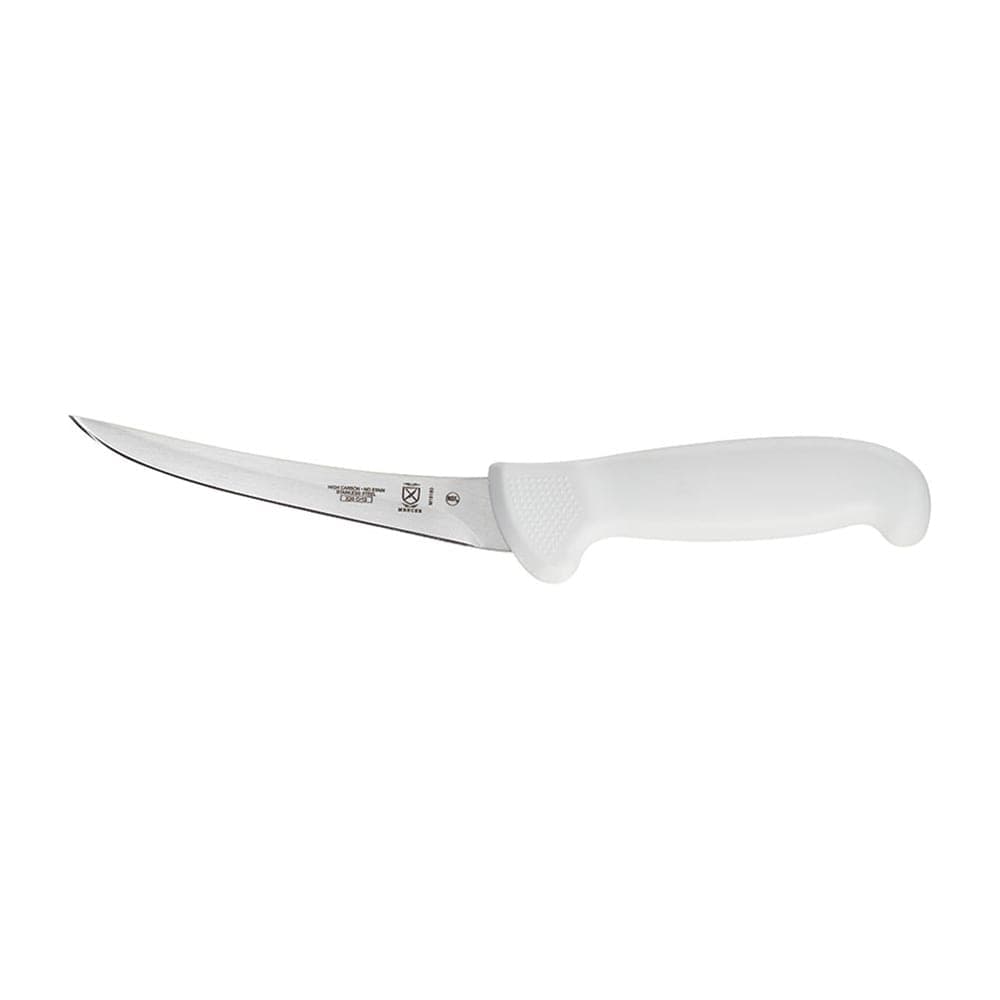 Mercer Culinary M18180 6" Boning Knife w/ White Polypropylene Handle, High Carbon Japanese Steel