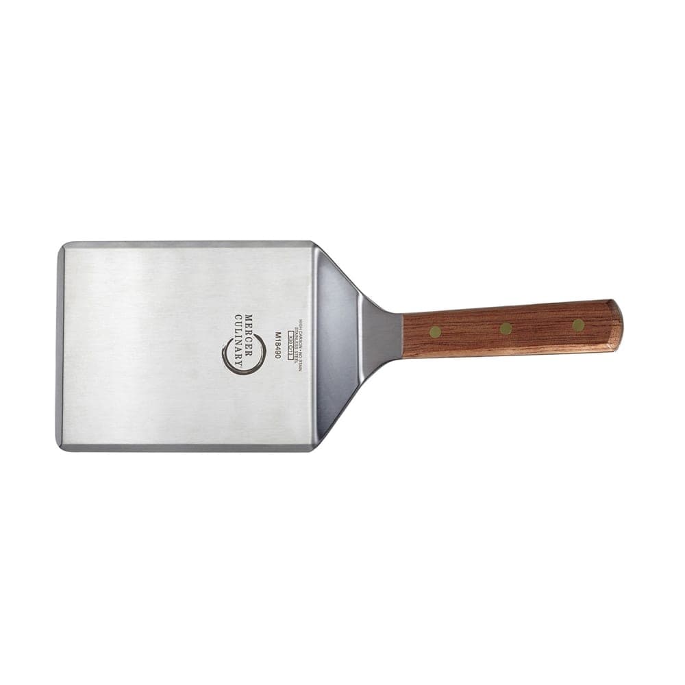 Mercer Culinary M18490 6" x 5" Turner w/ Rosewood Handle, Stainless Steel