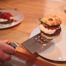 Mercer Culinary M18710 8" x 3" Perforated Turner w/ Black Polypropylene Handle, High Carbon Japanese Steel thumbnail 2