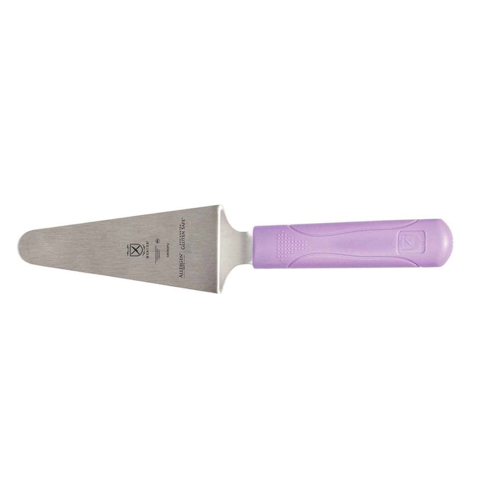 Mercer Culinary M18760PU 10 1/2" Pie Server w/ Purple Polypropylene Handle, High Carbon Japanese Steel