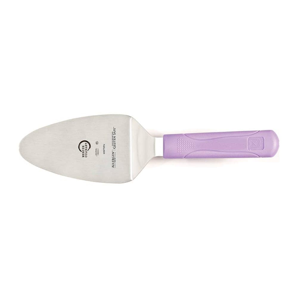 Mercer Culinary M18770PU 11" Pie Server w/ Purple Polypropylene Handle, High Carbon Japanese Steel