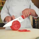 Mercer Culinary M22608RD 8" Chef's Knife w/ Red Santoprene®/Polypropylene Handle, High Carbon Japanese Steel thumbnail 2