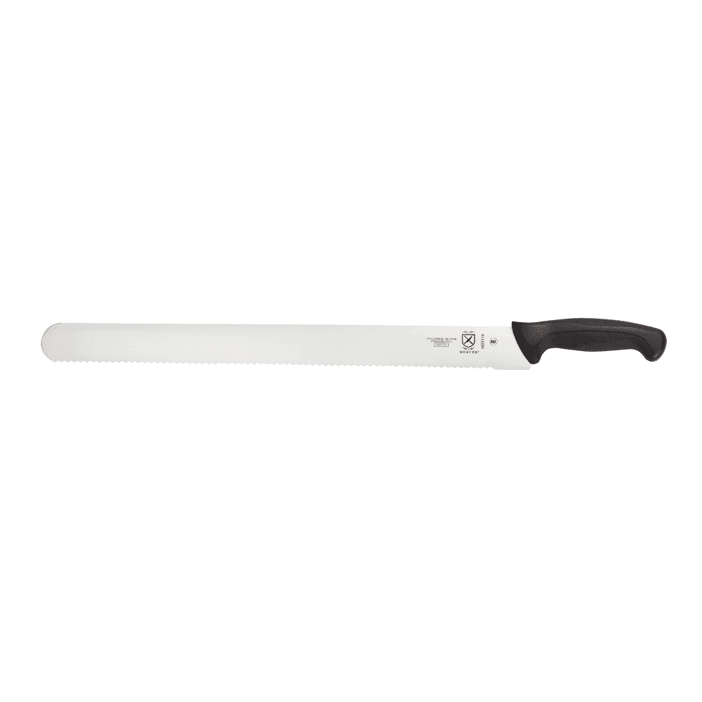 Mercer Culinary M23114 18" Cake Knife w/ Black Santoprene®/Polypropylene Handle, High Carbon Japanese Steel