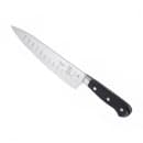 Mercer Culinary M23670 8" Granton Chef's Knife w/ Black Ergonomic Delrin® Handle, High-Carbon German Steel thumbnail 2