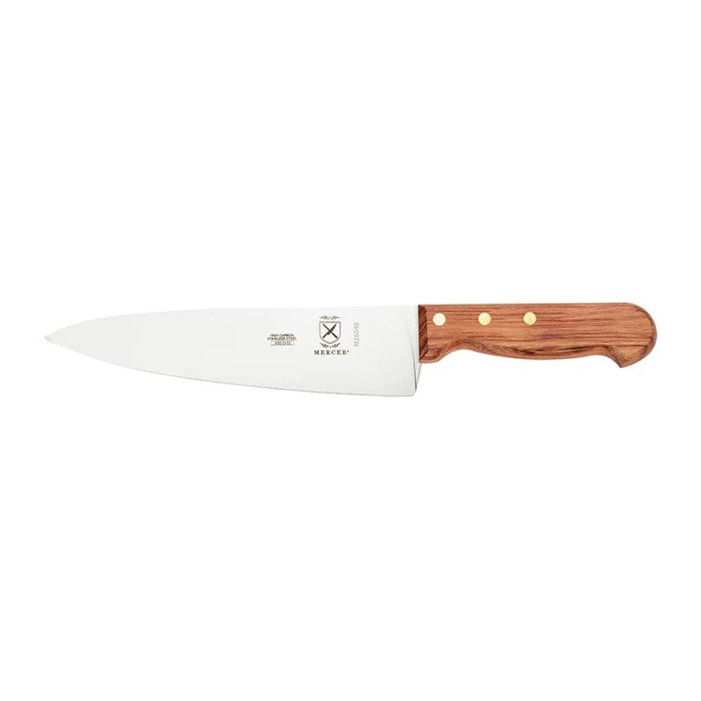 Mercer Culinary M26040 8" Chef's Knife w/ Rosewood Handle, High Carbon Japanese Steel