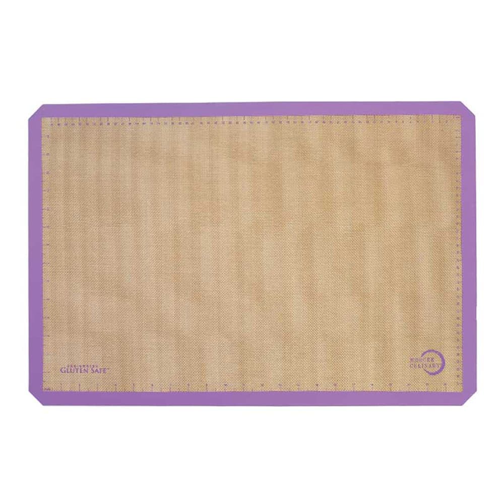 Mercer Culinary M31093PU Rectangular Baking Mat - 16 1/2" x 11 7/8", Fits Half Size Sheet Pans, Silicone