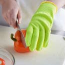 Mercer Culinary M33415YLL Large Cut Resistant Glove - Ultra High Molecular Polyethylene, Yellow w/ White Cuff thumbnail 2