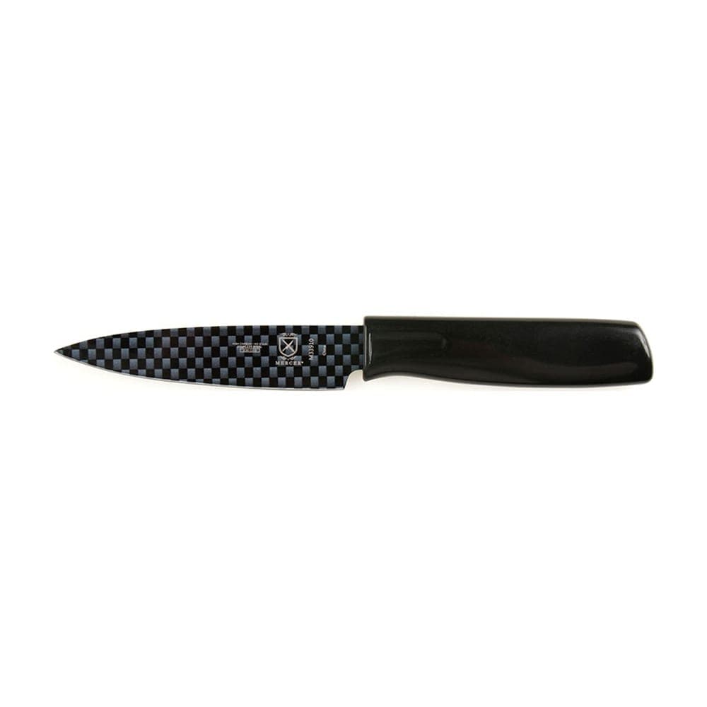 Mercer Culinary M33910B 4" Paring Knife w/ Black ABS Handle, High Carbon Japanese Steel
