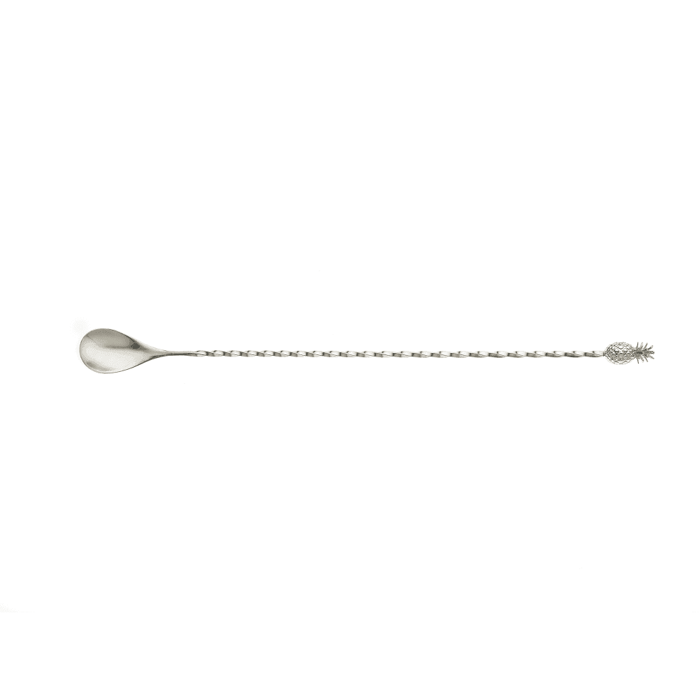 Barfly 13 1/4" Bar Spoon w/ Pineapple End, Stainless (M37012PIN)