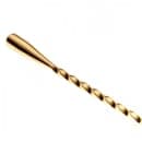 Barfly 15 3/4" Bar Spoon w/ Weighted Teardrop End, Gold (M37013GD) thumbnail 3