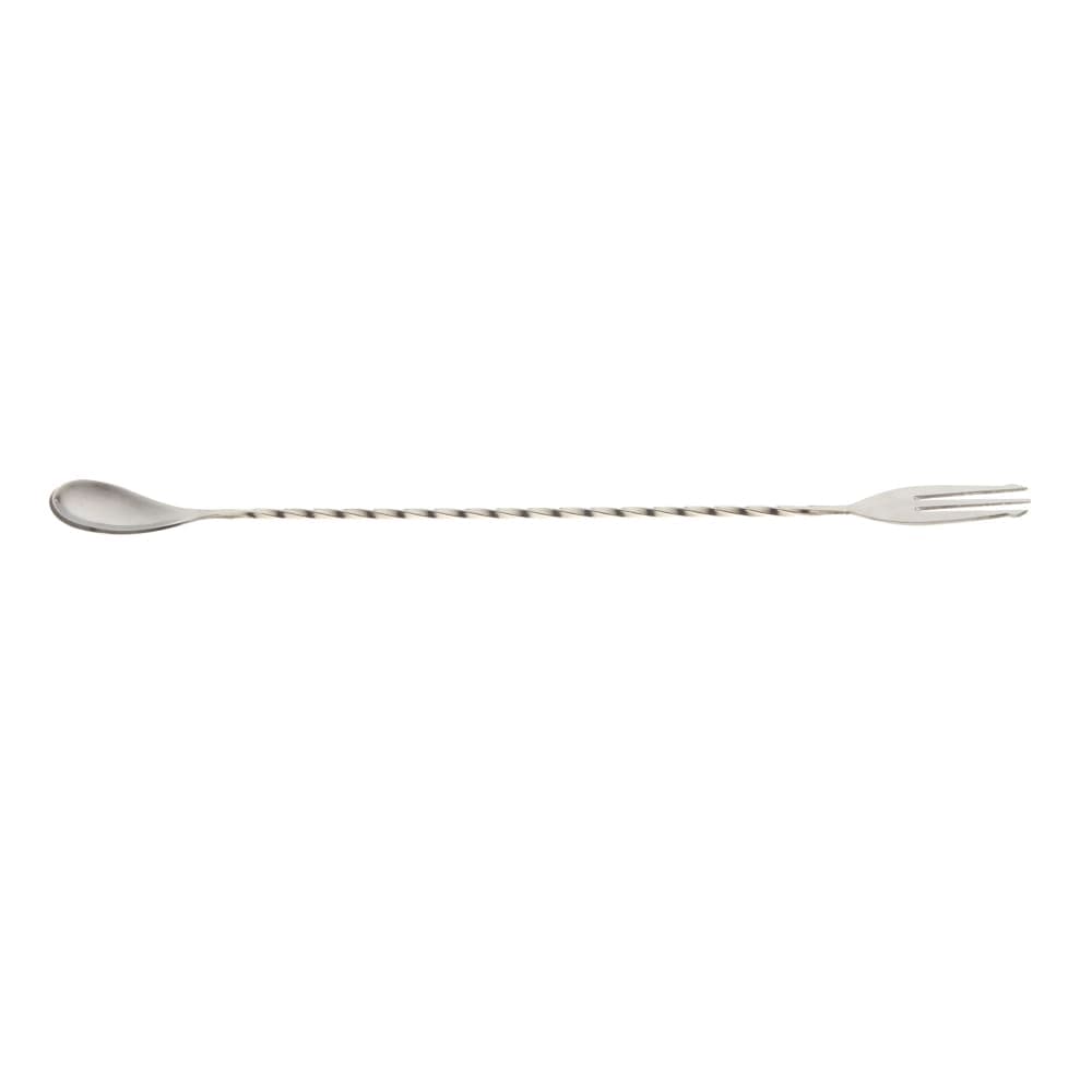 Barfly 12 3/8" Bar Spoon w/ Fork End, Stainless (M37015)
