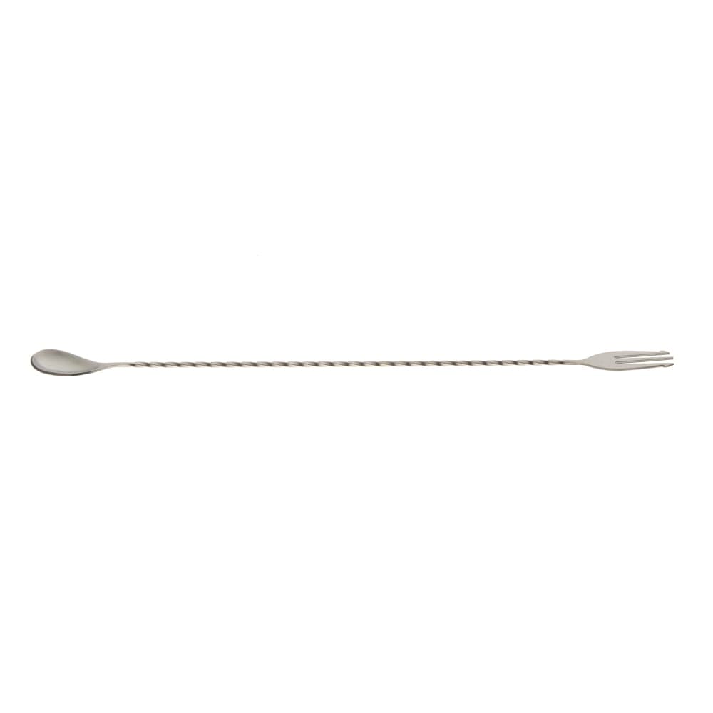 Barfly 15 3/4" Bar Spoon w/ Fork End, Stainless (M37016)