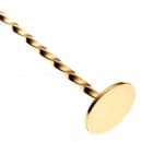 Barfly 15 3/4" Bar Spoon w/ Muddler End, Gold (M37019GD) thumbnail 3