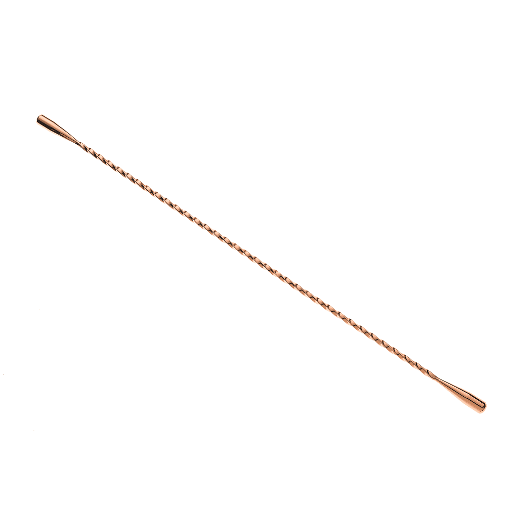 Barfly 13 3/16" Double Teardrop End Cocktail Stirrer, Copper (M37020CP)