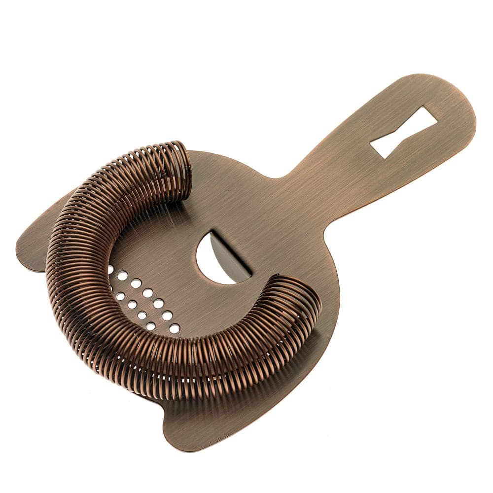 Barfly 2 Prong Bar Strainer - Stainless Steel, Antique Copper Finish (M37026ACP)