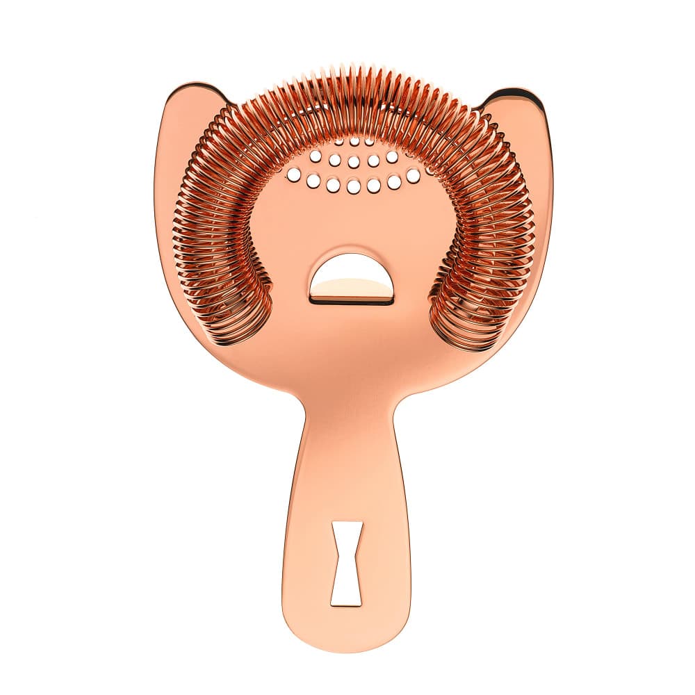 Barfly 2 Prong Bar Strainer - Stainless Steel, Copper Finish (M37026CP)