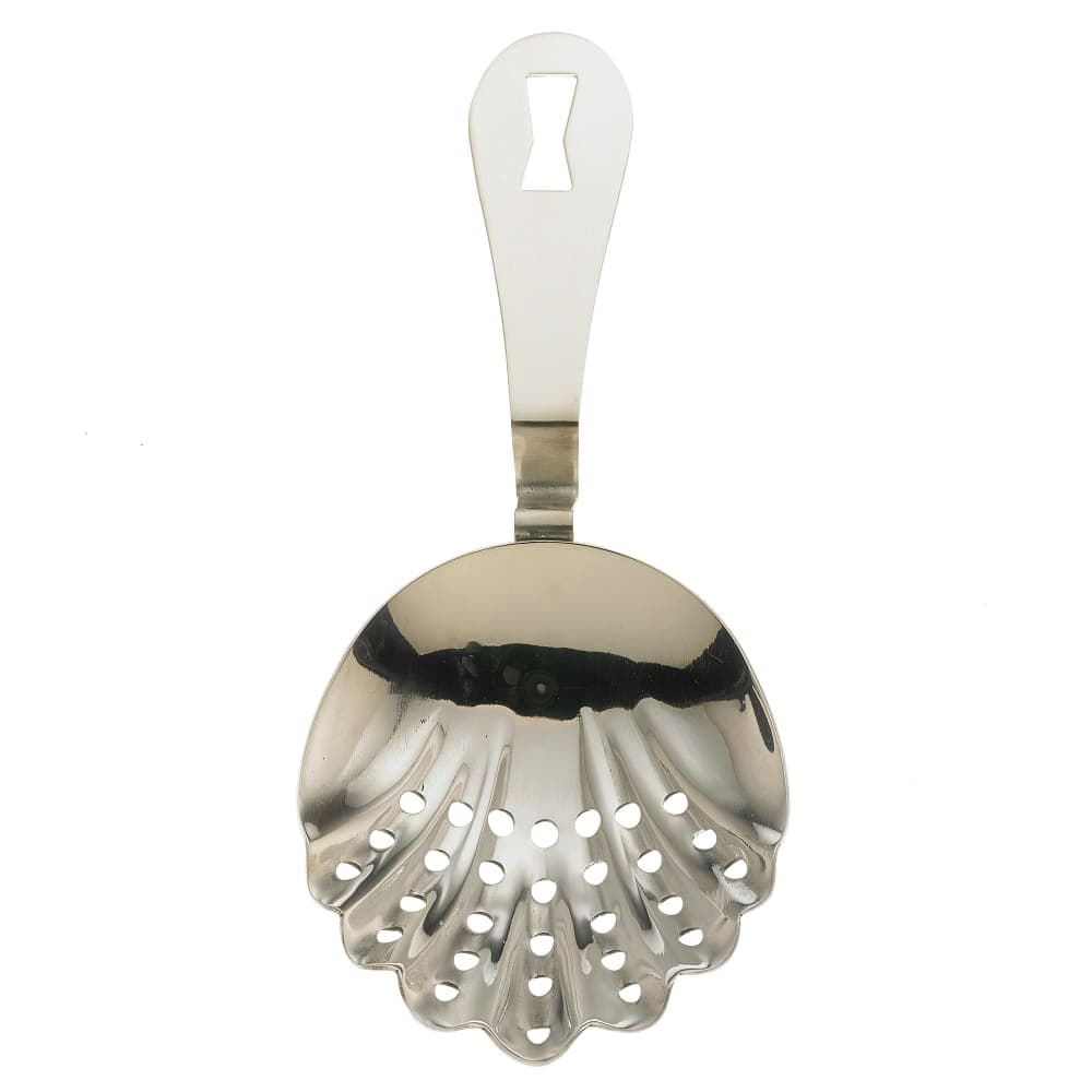 Barfly 7&quot; Scalloped Julep Strainer, Stainless (M37029)