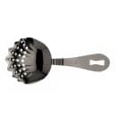 Barfly 7" Scalloped Julep Strainer, Gun Metal Black (M37029BK) thumbnail 2