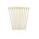 Barfly 4 3/8" Cocktail Pick w/ Grooved Top, Gold (M37030GD) thumbnail 2