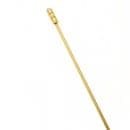 Barfly 4 3/8" Cocktail Pick w/ Grooved Top, Gold (M37030GD) thumbnail 3