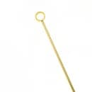 Barfly 4 1/4" Cocktail Pick w/ Ring Top, Gold (M37031GD) thumbnail 3