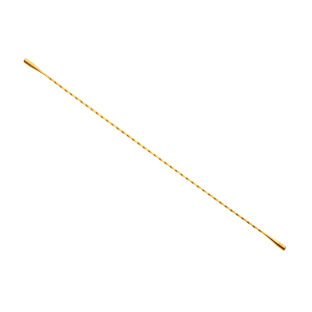 Barfly 17 1/8" Double End Cocktail Stirrer, Gold (M37033GD)