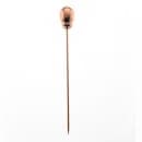 Barfly 4 3/8" Cocktail Pick w/ Skull Top, Copper (M37064CP) thumbnail 2