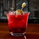 Barfly 4 3/8" Cocktail Pick w/ Skull Top, Gold (M37064GD) thumbnail 4