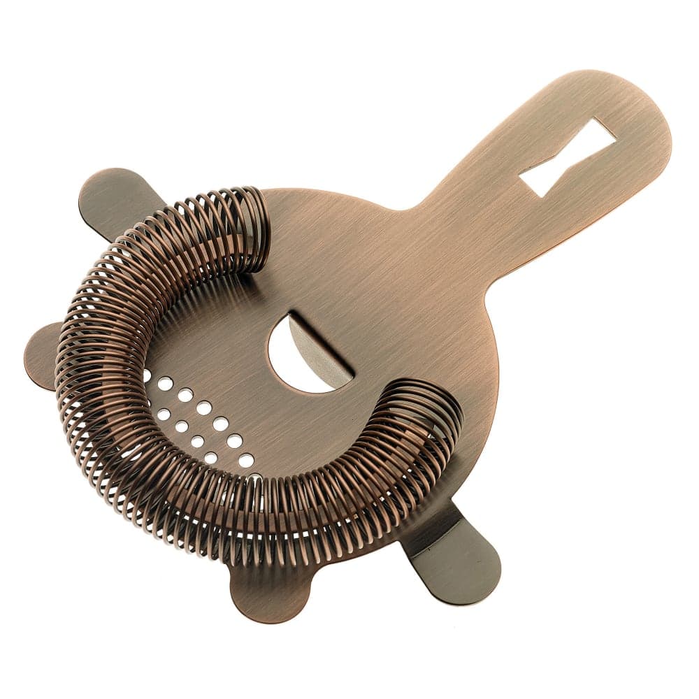 Barfly 4 Prong Bar Strainer - Stainless Steel, Antique Copper Finish (M37071ACP)