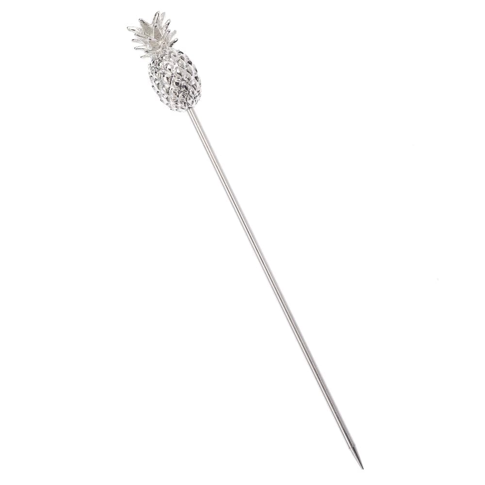 Barfly 4 3/8" Cocktail Pick w/ Pineapple Top, Stainless (M37181)