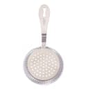 Barfly 7 1/4" Deluxe Antique Hawthorne Bar Strainer - Stainless Steel (M37218) thumbnail 5