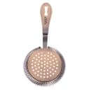 Barfly 7 1/4" Deluxe Antique Hawthorne Bar Strainer - Stainless Steel, Antique Copper (M37218ACP) thumbnail 5