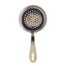 Barfly 7 1/4" Deluxe Antique Hawthorne Bar Strainer - Stainless Steel, Antique Gold (M37218ANG) thumbnail 2
