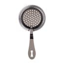 Barfly 7 1/4" Deluxe Antique Hawthorne Bar Strainer - Stainless Steel, Gun Metal Black (M37218BK) thumbnail 2