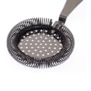 Barfly 7 1/4" Deluxe Antique Hawthorne Bar Strainer - Stainless Steel, Gun Metal Black (M37218BK) thumbnail 3