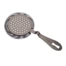 Barfly 7 1/4" Deluxe Antique Hawthorne Bar Strainer - Stainless Steel, Gun Metal Black (M37218BK) thumbnail 6