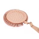 Barfly 7 1/4" Deluxe Antique Hawthorne Bar Strainer - Stainless Steel, Copper (M37218CP) thumbnail 4