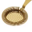 Barfly 7 1/4" Deluxe Antique Hawthorne Bar Strainer - Stainless Steel, Gold (M37218GD) thumbnail 3