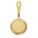 Barfly 7 1/4" Deluxe Antique Hawthorne Bar Strainer - Stainless Steel, Gold (M37218GD) thumbnail 5