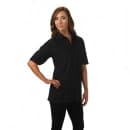 Mercer Culinary M60250BKM Metro Edge® Brewer Work Shirt w/ Short Sleeves - Poly/Cotton, Black, Medium thumbnail 5