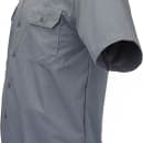 Mercer Culinary M60250GYS Metro Edge® Brewer Work Shirt w/ Short Sleeves - Poly/Cotton, Gray, Small thumbnail 2