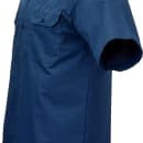 Mercer Culinary M60250NB2X Metro Edge® Brewer Work Shirt w/ Short Sleeves - Poly/Cotton, Navy Blue, 2X thumbnail 2