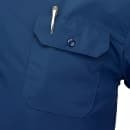 Mercer Culinary M60250NB5X Metro Edge® Brewer Work Shirt w/ Short Sleeves - Poly/Cotton, Navy Blue, 5X thumbnail 3